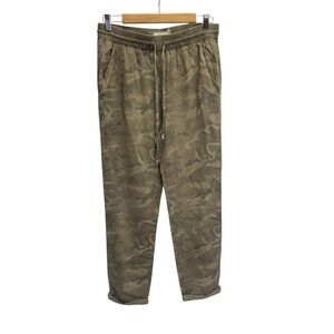 Current Elliott Green Camouflage Jogger Pants Size 0